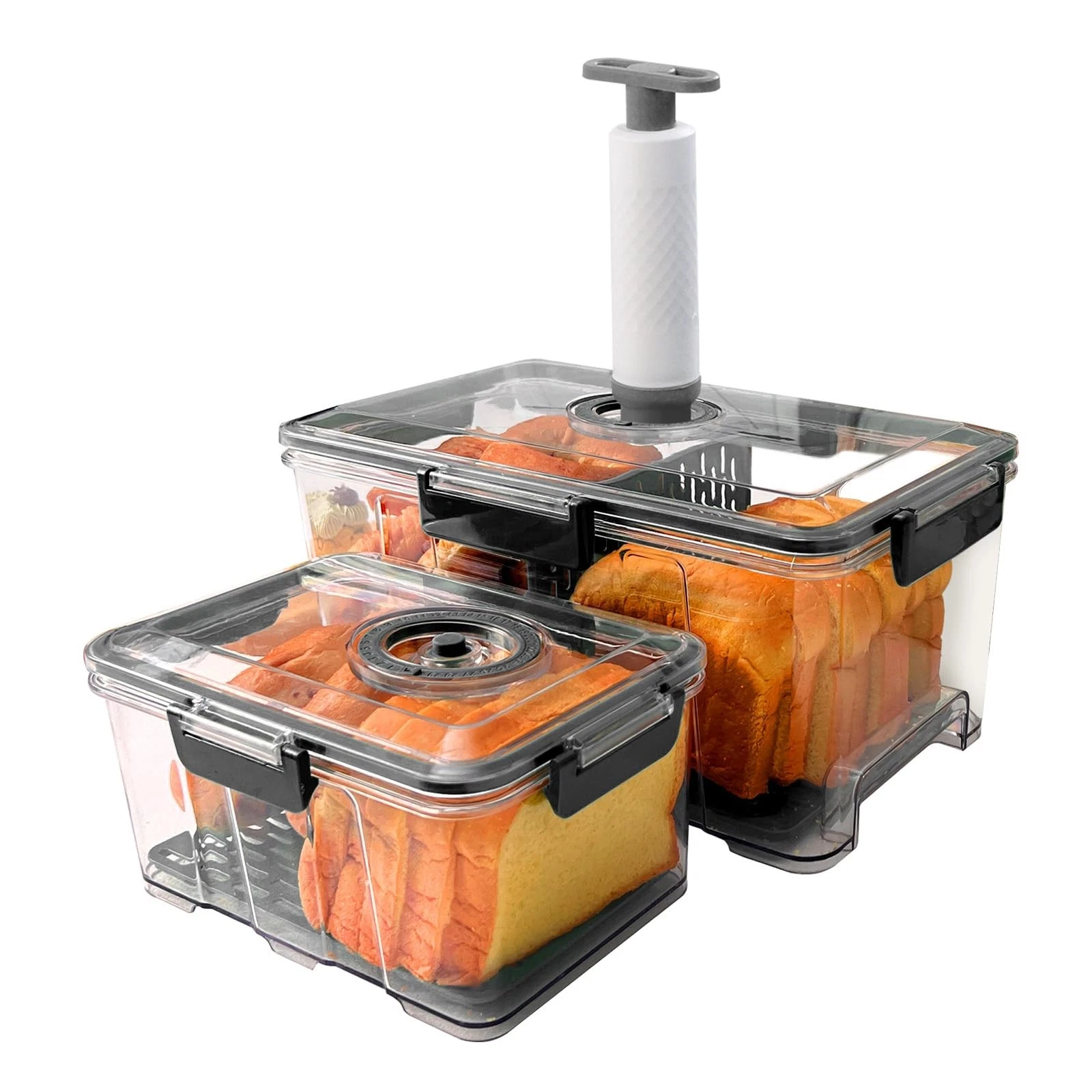 Bread Storage Container for Homemade 2 Pack 7.5L +2.5L Large Sizes, Airtight ...
Opens in a new wind