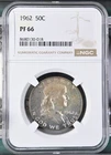 1962 Silver Proof Franklin Half Dollar NGC PF66 Toned #1