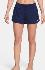Nike Swim Effortless Essential Boardshort Women's XL Navy Blue NWT
