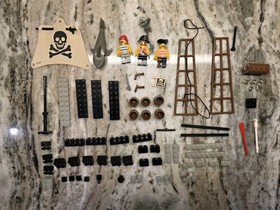 LEGO (6261) Pirates System: Raft Raiders 100% w/ Box Instruction Mini Figures