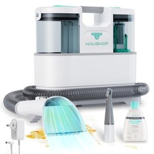 HAUSHOF Cordless Carpet Upholstery Cleaner, Lightweight Deep Fabric Cleaner...