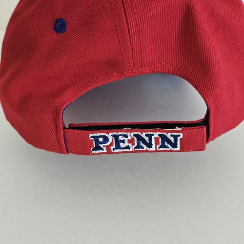 University of Pennsylvania Upenn Quakers Red Zephyr Adjustable Hat Cap Tags - Picture 11 of 12