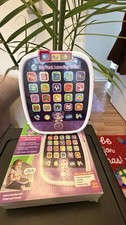 LeapFrog My First Learning Tablet, Violet Purple, Box  Batteries, Tested, VIDEO