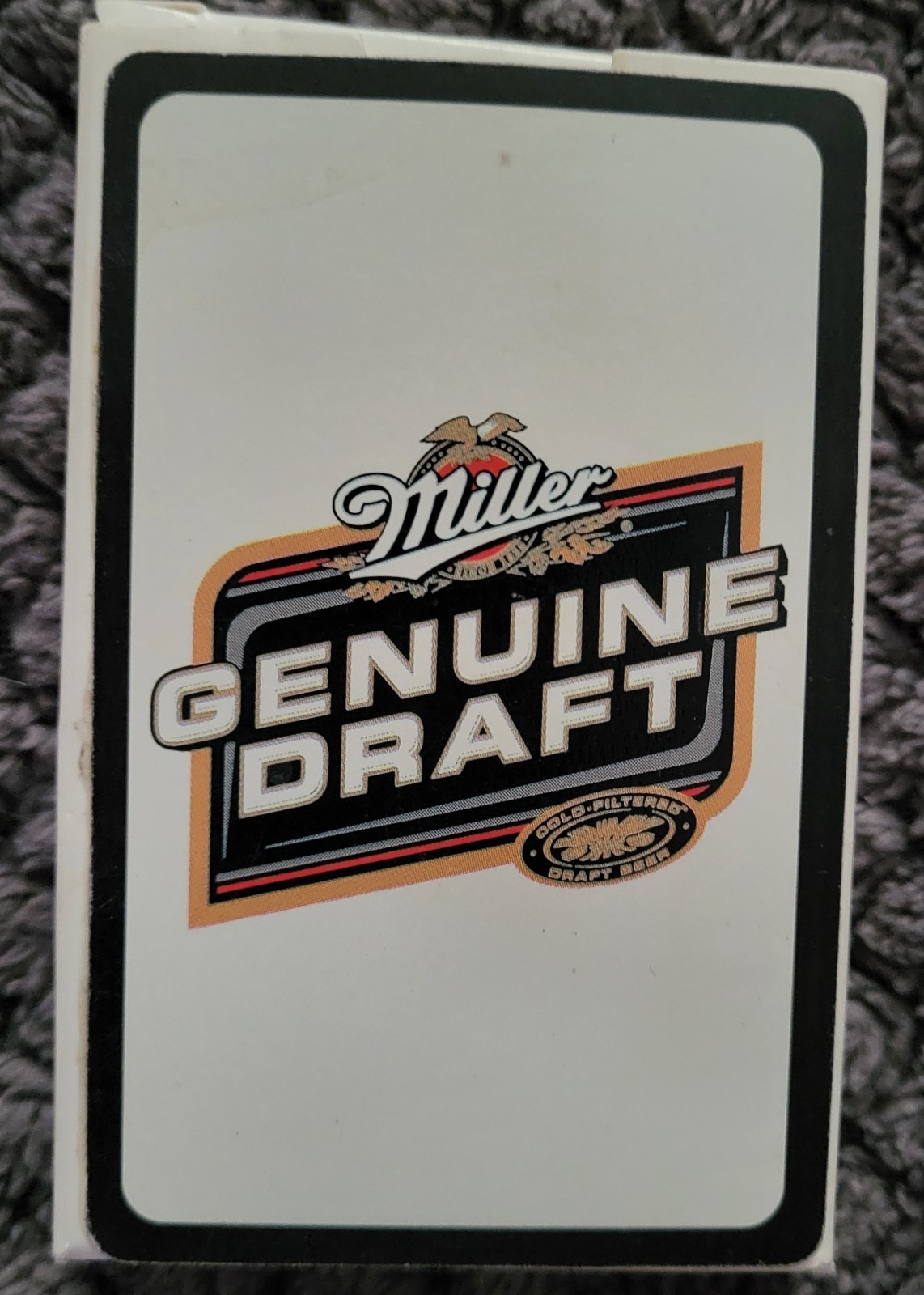 Miller Genuine Draft Beer Deck Novelty Advertising Playing Cards NOS Sealed NIP