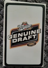 Miller Genuine Draft Beer Deck Novelty Advertising Playing Cards NOS Sealed NIP