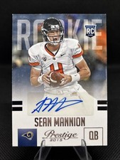 2015 Sean Mannion  Prestige Certified Autograph Rookie Card LA RAMS Beavers #281. rookie card picture