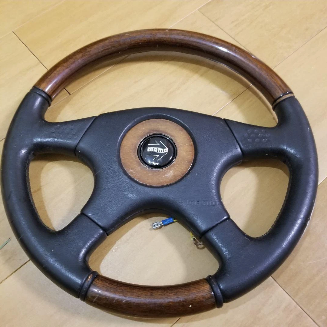 MOMO Olympic Ⅲ Wood combination leather black TYP MAL36 Steering Wheel
