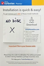 2020 TurboTax Premier 2020 Federal + 1 State Windows Mac Digital only