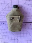 WWII Black Enamel Canteen & Cross Flap Canvas Cover Free Shipping in USA — photo 4