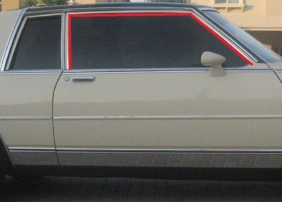 Chevrolet Caprice Impala 1977-1990 cupé de 2 puertas ventana sellos de canal, par Foto 2 de 3