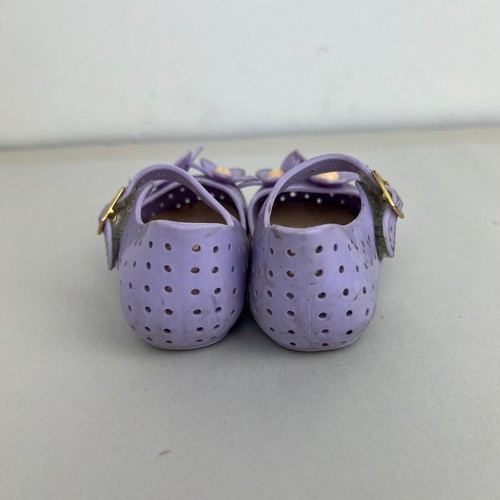 Mini Melissa x Isabela Capeto Purple Flower Mary Jane Shoes Size: 6 - Picture 5 of 9
