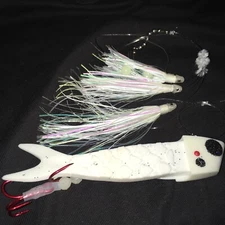 High Percentage Salmon Trolling Bait/Meat Rig With Bite My Herring Strip