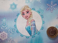 Tela congelada INSIGNIAS ELSA Disney 100% algodón por el cuarto grueso