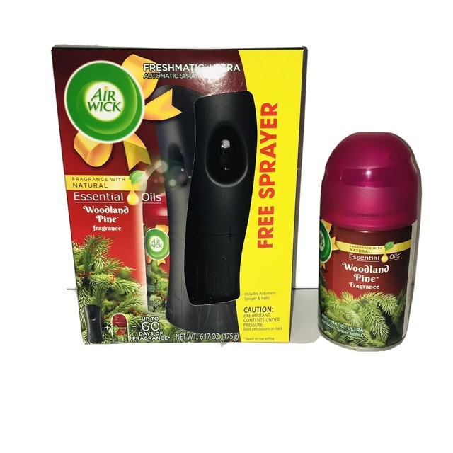 Air Wick Freshmatic Ultra Woodland Pine Essential Oil Automatic Sprayer
