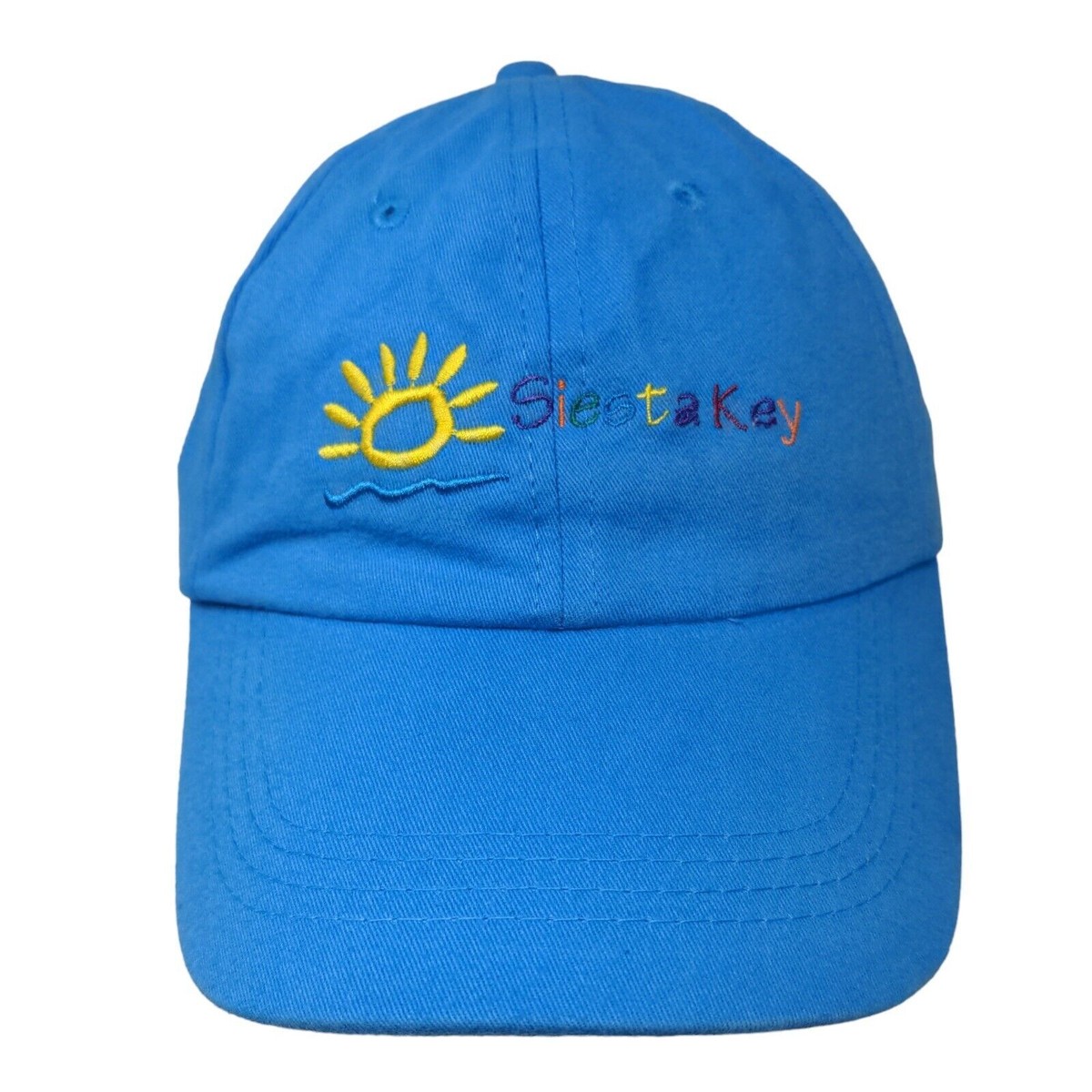 Distinctive Headwear Boy's Strapback Hat Blue Embroidered Siesta