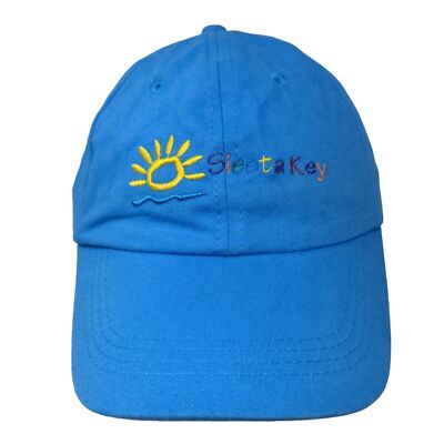 Distinctive Headwear Boy's Strapback Hat Blue Embroidered Siesta