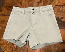Universal Thread Womens Vintage Stretch Fray Hem Midi Shorts, Gray Size 2/26