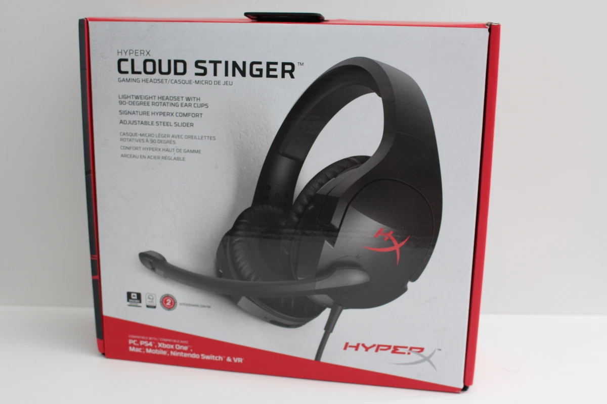 Auriculares de gaming, de HyperX, Cloud, para PC, Xbox One, PS4, Wii U,  Nintendo Switch (HX-HSCS-BK/NA), Negro