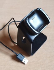 Lade Ladegerät Dock Dockingstation Fitbit Versa2 Smart Smartwatch Uhr schwarz