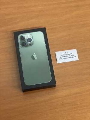 NEU OVP Apple iPhone 13 Pro 128GB Alpingrün 5G entsperrt - 100 % BH UK-Modell