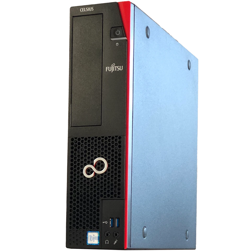 Fujitsu Celsius J550 SFF Core i7-6700 3,4GHz 16GB RAM 1TB SSD HDD Quadro K2200 - Bild 2 von 4
