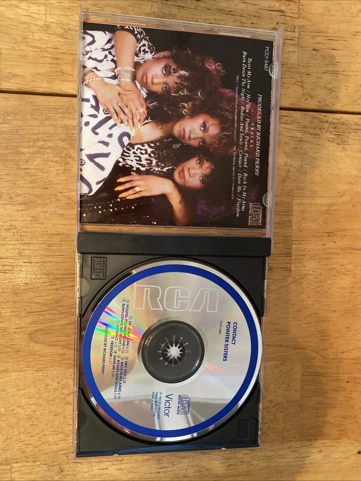 Pointer Sisters Contact US CD 1985 RCA Records Issue Md. In Japan For Sale In US — 第 3/4 张图片