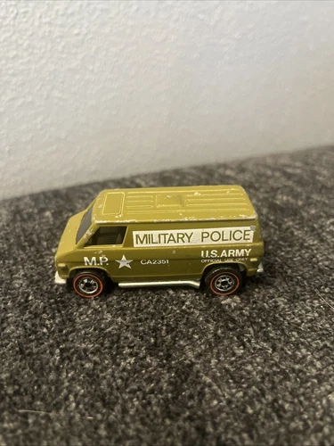 Hot Wheels Redline 1976 Military Police Van US Army Diecast /Very Good Condition