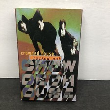 CROWDED HOUSE LOCKED OUT SINGLE 1993 VINTAGE CASSETTE TAPE USED