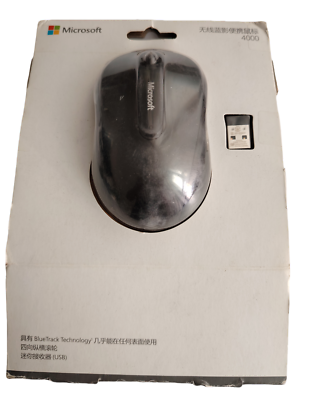 NEW Microsoft Wireless Mobile Mouse 4000 D5D-00001 Chinese version