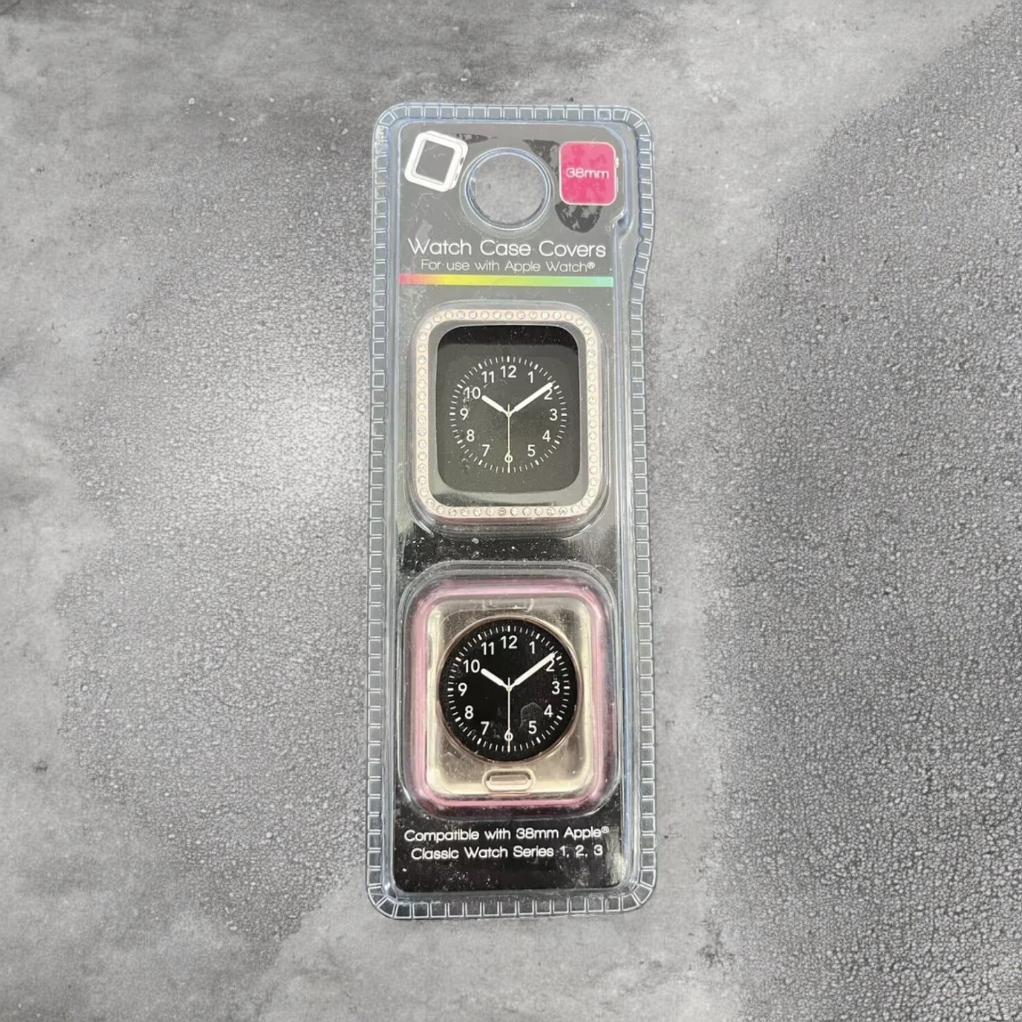 Set Of 2 Apple Watch Protector Cover Cases Protection Series 1, 2, 3 For 38mm