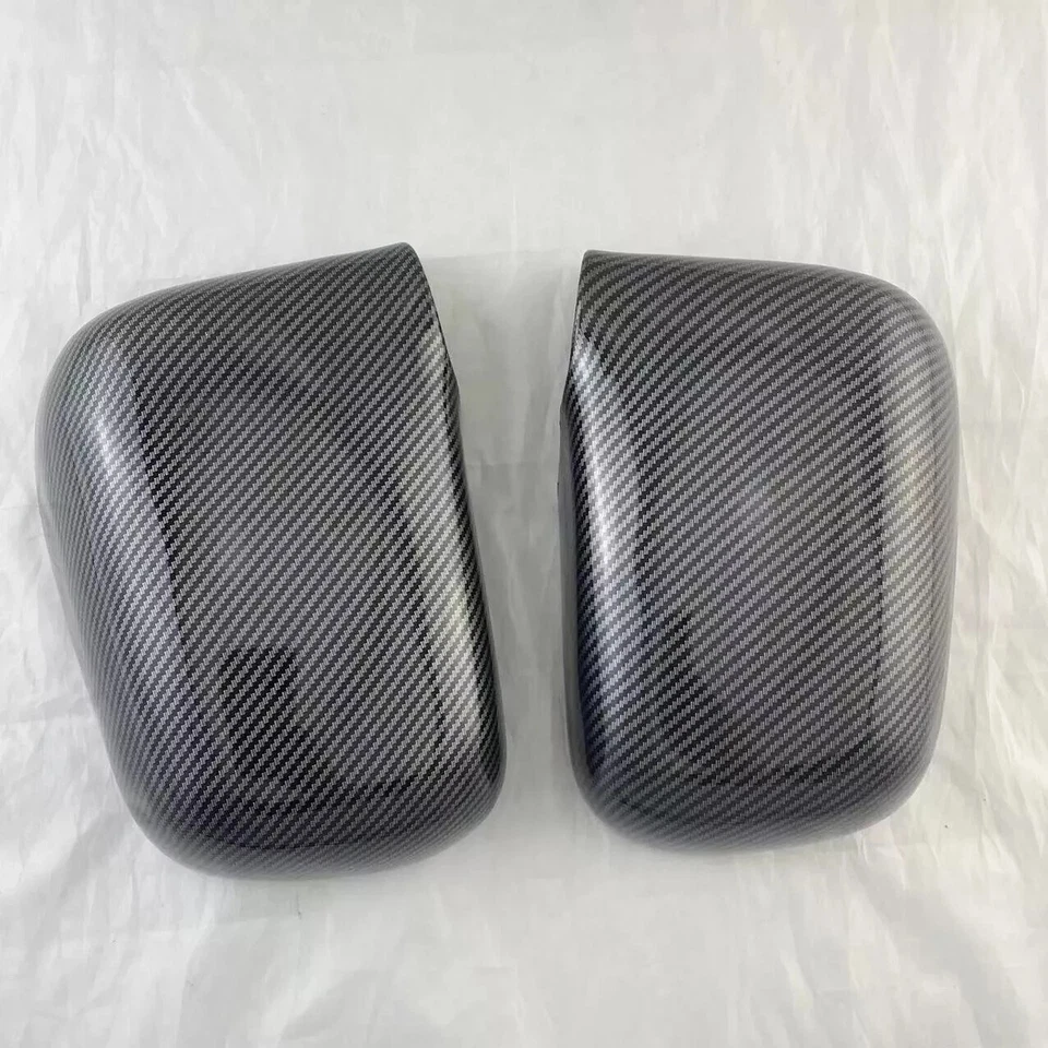 Tapa de señal de espejo retrovisor de fibra de carbono para 97-01 Honda CR-V CRV 2 piezas Foto 2 de 4