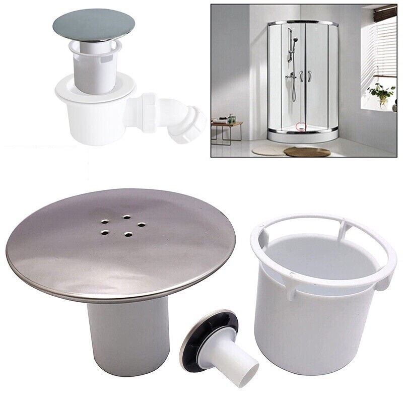 Shower Drain Cover Tray Waste Trap Plug Hole Cover Replacement Plughole