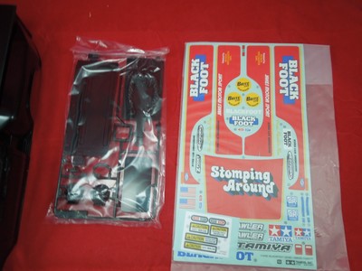 Tamiya Blackfoot ボディとステッカーセット TAMIYA BLACKFOOT BODY + plastic set w/ decals (BLACKFOOT 2) NIB