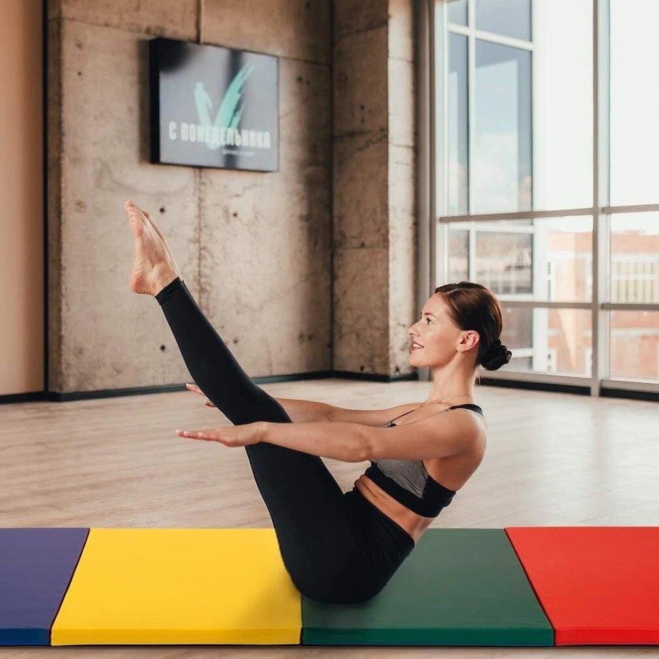 Estera Para Hacer Ejercicios Colchonetas De Gimnasia Yoga Fitness En Casa NOVO EUA - Imagem 2 de 4