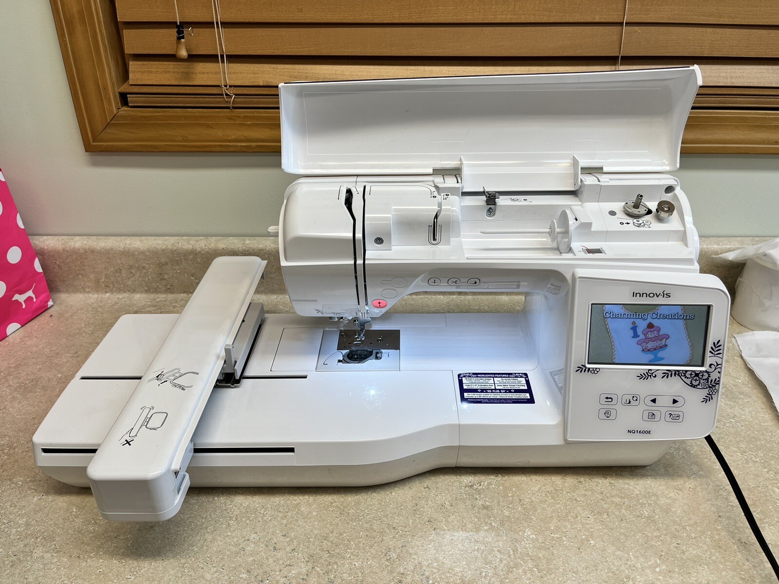 Brother Innovis NQ1600E Embroidery Machine eBay