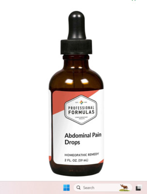 Abdominal Pain Drops 2oz by Professional Complementary Health Formulas