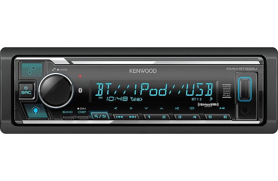 Kenwood KMM-BT332U 1-DIN Multimedia Car Stereo Receiver - Image 2 of 4