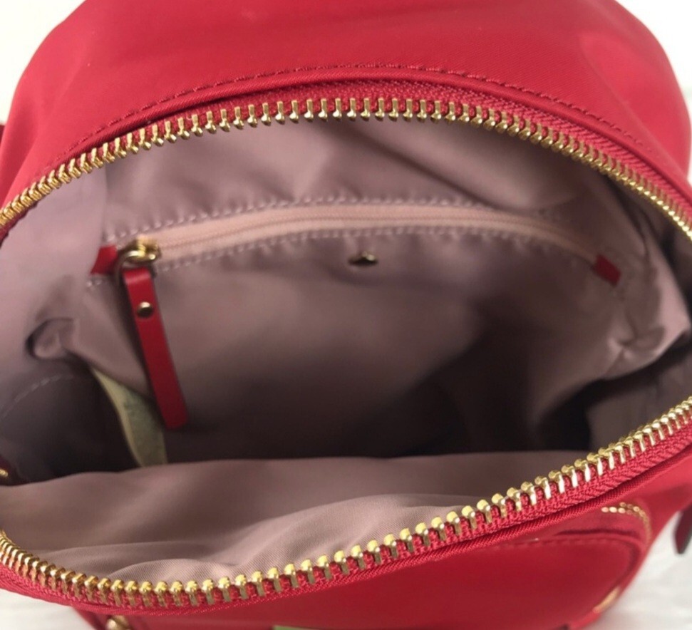 Kate Spade Watson Lane Hartlay Bagpack Red Small Size 9