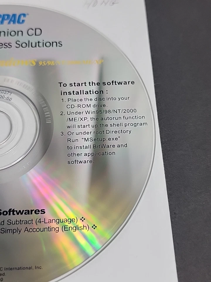 Computer Associates BitWare for Windows 95/98/NT/2000/ME/XP CD-ROM Modem - Image 4 of 4