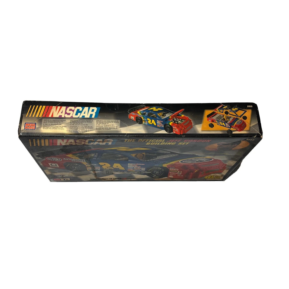 NEW NASCAR Jeff Gordon 24 Mega Bloks 9955 Race Car HTF 485 Pieces Ages 7+ - Image 4 of 4
