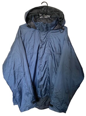 Against The Elements Boka 9 Rain Jacket Hoodie Waterproof Breathable Men s Sz L