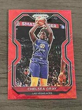 2021 Panini Prizm WNBA Ruby Wave Prizm Chelsea Gray #69 Las Vegas Aces