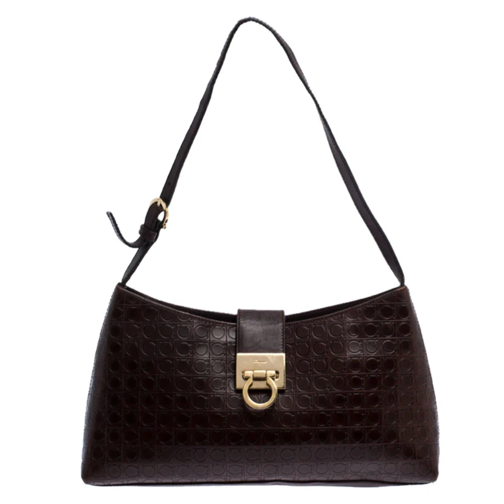 Ferragamo gancini shoulder bag cheap