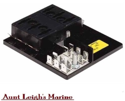 SeaChoice Marine RV 6 Gang ATO ATC Fuse Terminal Block Common Ground Buss Bar