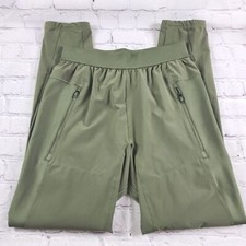 Adidas Women's Small Aero Ready Work Out Track Pants Joggers Green