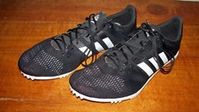 Men's Track Shoes ADIDAS Boost Adizero Avanti w/o Spikes Black w/White 12.5 NEW
