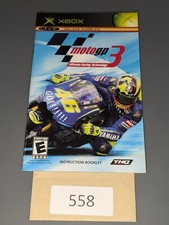 MotoGP 3 Microsoft Xbox, 2005  MANUAL ONLY 