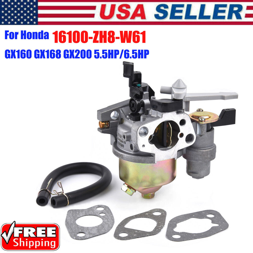 HONDA GX140 GX160 GX168 GX200 5.5HP 6.5HP Carburetor with Pipe & Gasket