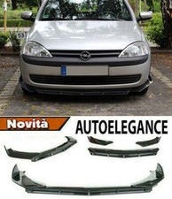 OPEL CORSA C SPLITTER STOSSSTANGE VORNE GLÄNZEND SCHWARZ LOOK RS - 3P -