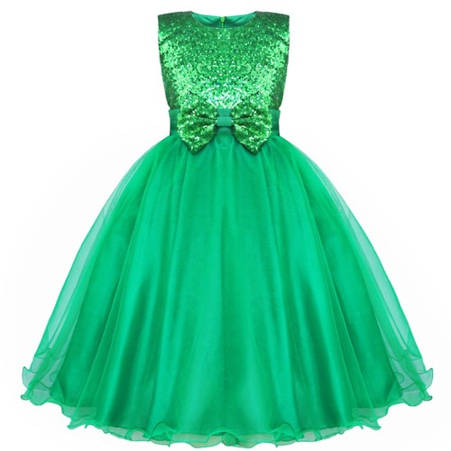 US Kids Baby Flower Girls Party Wedding Bridesmaid Pageant Formal Tutu Dresses - Picture 18 of 29